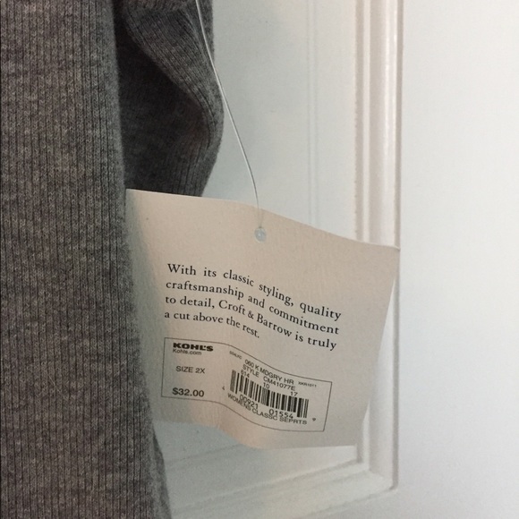 Croft & Barrow embelished tank - Picture 3 of 4